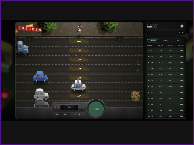 Step-by-step bets and maximum jump mode