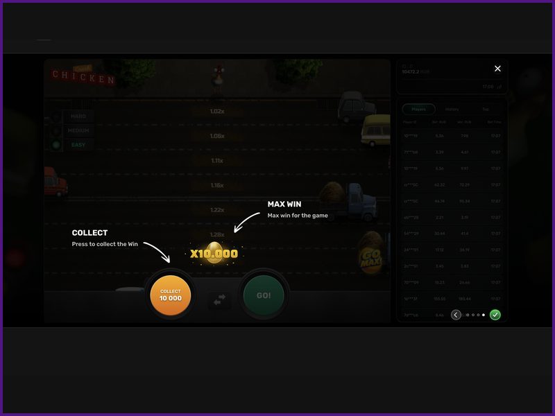 Chicken Crash Performance and Download Speed