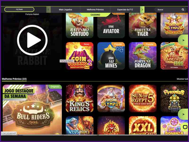 Principaux avantages et fonctionnalités de F12bet