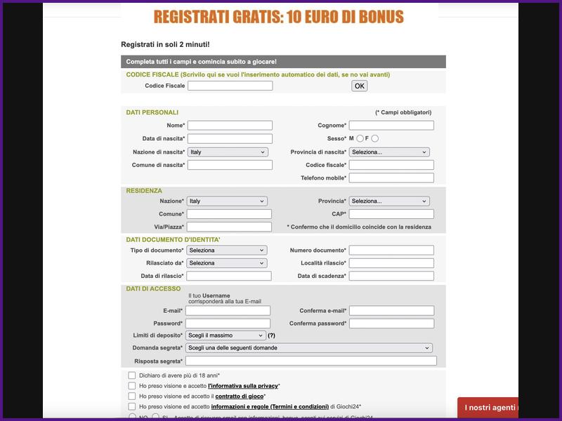 Principaux avantages et conditions d'utilisation de Giochi24
