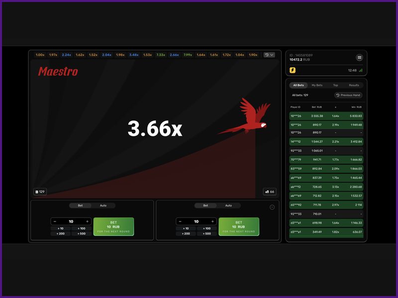 How the Maestro crash game works