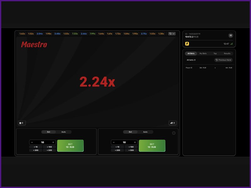 Steps to follow in the Maestro round