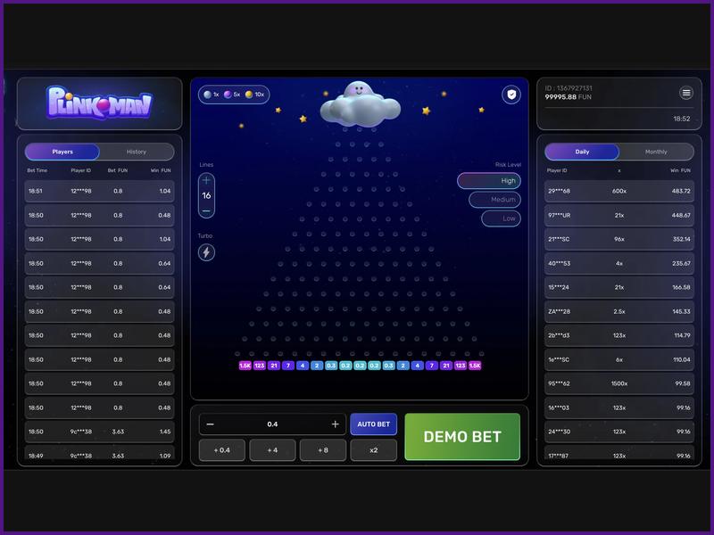 Training mode with virtual balance
