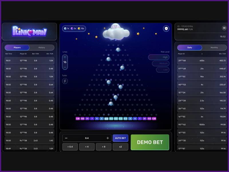 Try Plinkoman risk-free