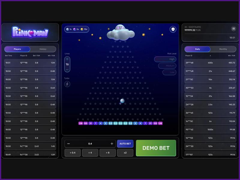 Plinkoman's Gameplay and Game Board Design