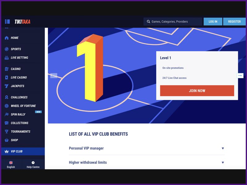 Способы оплаты и лимиты депозитов в TikiTaka